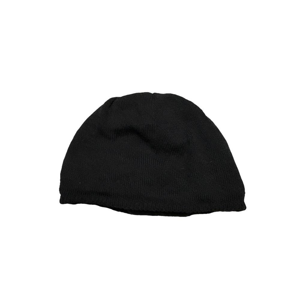 George‎ Mens Black Fleece Lined Knit Beanie One Size Recycled Polyester Hat